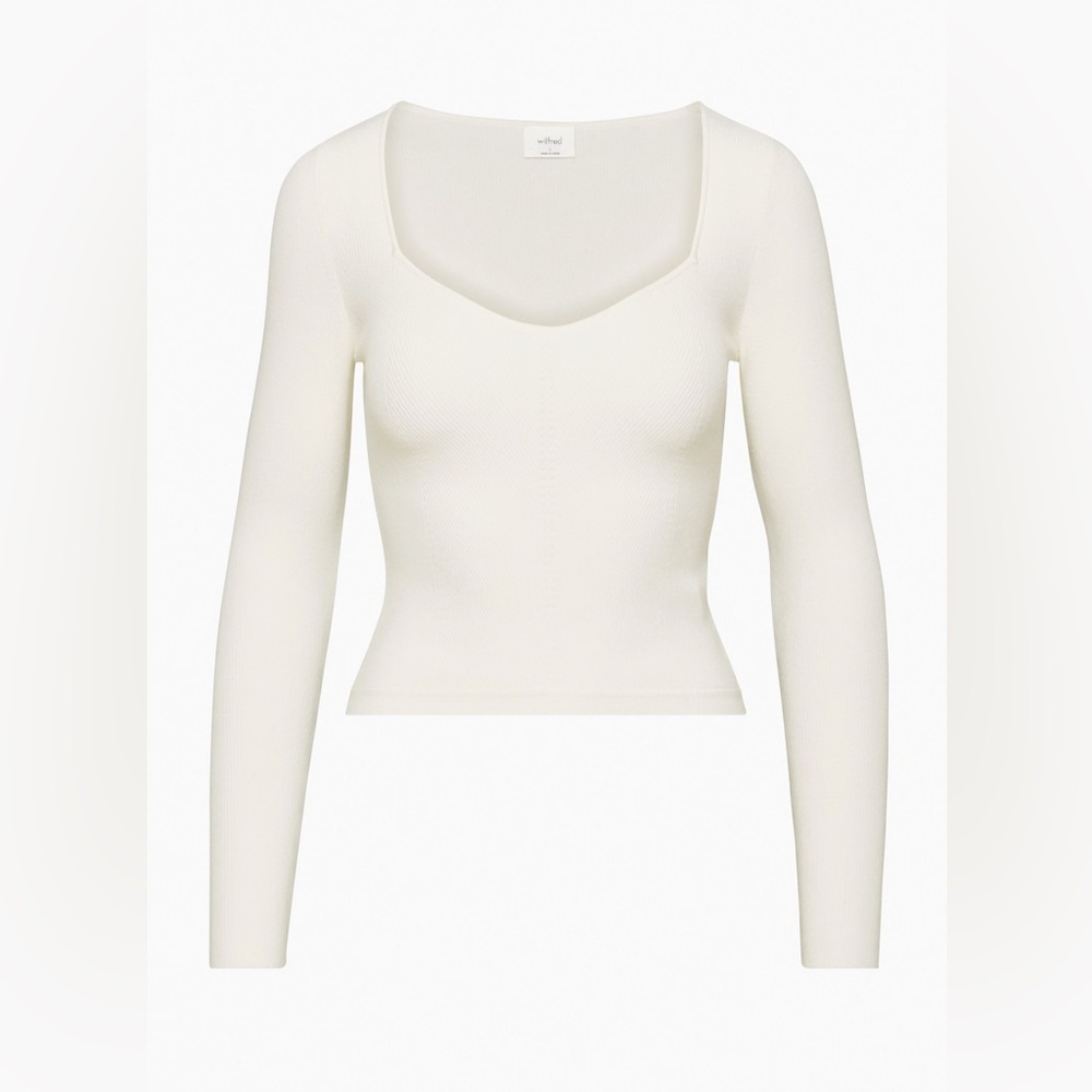 Aritizia Wilfred Cream/Off White Tuscany Sweather